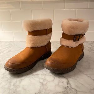 A pair of UGG waterproof boots